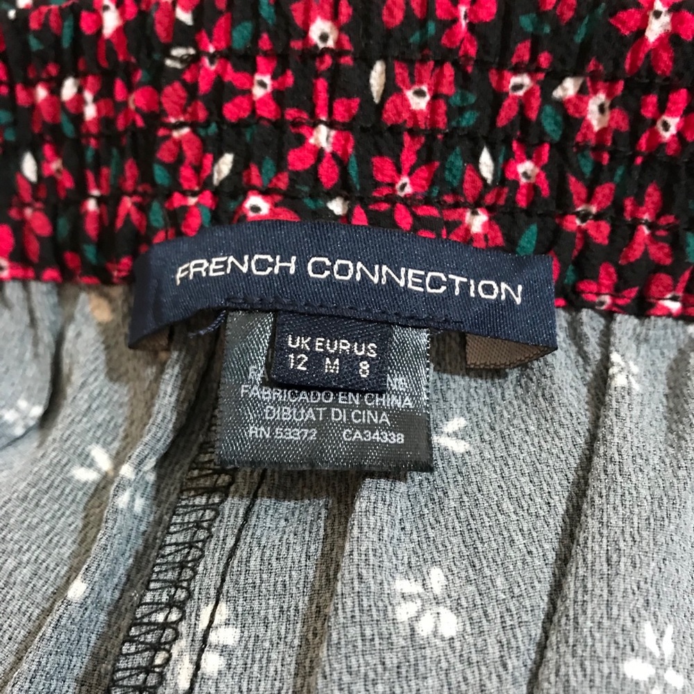 French connection wide leg floral pants 8 - Picture 4 of 5